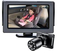 Itomoro Baby Car Mirror, View Infant in Rear Facing Seat with Wide Crystal Clear View,Camera Aimed at Baby-Easily to Observe The Baby's Every Move