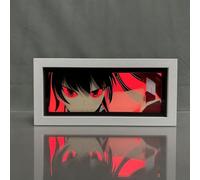 ITOMUN Akame Ga Kill Anime Lamp Akame Figure Paper Cut Light Box LED Neon Lamp Mood Light Decoration Manga Birthday Gift