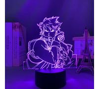 ITOMUN Fullmetal Alchemist Anime for Child Bedroom Decor Room Table 3D Lamp Roy Mustang for Home Decorations or Holiday Kids's Gifts