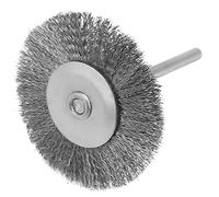 Itonash 10 Pcs Steel Wire Polishing Brush, Flat Type Deep Brush Head for Metal Surface Cleaning, with 2 Sizes 25mm 38mm (Wire brush plane 3 * 38)
