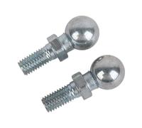 Itonash 2 Pcs Car Iron Ball Stud M8, Stronger Part with Precise Design, Wear, Anti-, Directly Replace Old One, Easy Fix for Gas Struts Ball Ended Bonnet