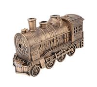 Itonash 300ml Steam Train Essential Oil Diffuser with Colorful LED Lights - Ultrasonic Quiet Humidifier, Auto Shut-Off, good for Home, Bedroom & Office, Copper Color