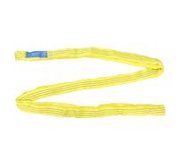 Itonash 3T 3Meter Crane Lifting Rope, Strong Double Eye Buckle Polyester Rigging Lifting Strap with Canvas Reinforcement, for Ship Ports Engineering Building Machinery Transportation