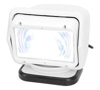 Itonash 55W 12/24V Xenon Searchlight Spotlight Flood Light with 4500LM 6000K High Brightness IP56 Remote Control 360° Rotation for Boats Trucks Off Road Vehicles Ca (A White)
