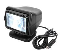 Itonash 55W 12/24V Xenon Searchlight Spotlight Flood Light with 4500LM 6000K High Brightness IP56 Remote Control 360° Rotation for Boats Trucks Off Road Vehicles Ca (B Black)