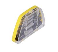 Itonash 6Pcs Screw Extractor, High Speed Steel Broken Remover Coarse Thread Drill Bits, with Plastic Storage Box, for Wood Iron Steel Screws M3 to M25