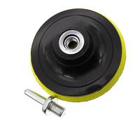 Itonash 7Pcs Wool Polishing Buffing Pad, Drill Buffer Attachment for Car Polishing with Self Adhesive Sponge, Non Slip Function for Automotive Paint Glass Stone Ceramics (5Inch)
