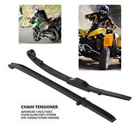 Itonash Advanced/Cam Chain Guide Tensioner, 2 Pcs Black, for GY6 152QMI 157QMJ Moped Scooter ATV With Shock-resistant Slip-proof ABS Plastic Material