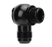 Itonash Aluminum Alloy Black 10AN Swivel Banjo Fitting with 1/2in NPT Adapter, High Load Capacity for Various Pipe Connections, Liquid Flow Control, and Transport Systems