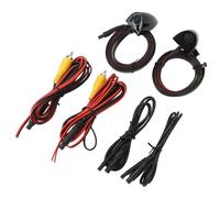 Itonash Car Side View Camera with PC7070 Image Sensor, 510x492 Effective Pixels, 420 TV Lines, Night Vision and IP67 Water Resistant Rate for Vehicles, Sticker installation, CVBS signal (Black)