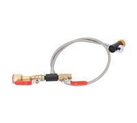 Itonash CO2 Cylinder Refill Adapter Soda Cylinder Refill Adapter G1 2 Dual Valve Pressure Gauge 36in Hose CGA320 TR21 4 for Large CO2 Tanks Soda Cans