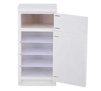 Itonash Compact Styling Refrigerator Model, Mini Fridge Wooden Toy Simulation for Kitchen Accessories and Photography Props, Made of Quality Material, Suitable for Children Photography