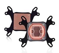 Itonash CPU Cooler Radiator, PC Liquid Cooler, Computer PC CPU Water Cooling Block for 775/1150 / 1155,1366 AM2 / AM3 / AM3 +, 50mm Copper Base