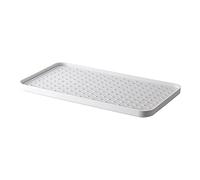 Itonash Drainer with Drip Tray Dish Drain Board Mat Water Drip Tray Holder for Fruit Cup Mug Utensil Bathroom Accessories, Coffee Tea Tray (Medium)