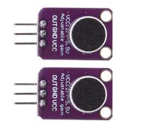 Itonash Electret Microphone Amplifier, MAX4466 Op Amp with Adjustable Gain 25x to 125x, for Audio Recording FFT Projects Voice Converters