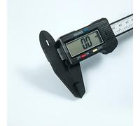 Itonash Electronic Caliper, Plastic Digital Caliper with Large LCD Screen for Inner and Outer Diameter Measurement, 0-150mm Range (Black Shell)