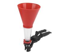 Itonash Engine Oil Funnel Kit, Universal AntiStatic AntiCorrosion Hand Tool with Adjustable Connector, for Engine Oil Filling (Orange)