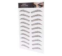 Itonash Eyebrow Sticker, Easy to Use, & Lifelike, 1-7 Days Lasting, Multiple Styles Available, Breathable, No Pore Clogging, With Eyebrow Sticker, For Women (BROWN-07)