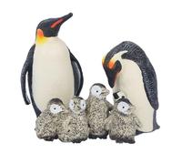 Itonash Figurines Figures Animal Model Simulation Wildlife King Mother and Child PVC Toys with Adorable Details for Children Collectors