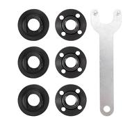 Itonash Grinder Flange Angle Wrench Lock Nut, 7Pcs Spring Steel Spanner Replacement Part with 5 8 11in Outer Nut Size, for 4 1 2in 5in 7in Grinders