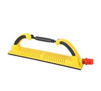 Itonash Hand Sanding File Block, Dust Cleaner Connector Adjustable Radius Sanding Block with Hook and Loop Backing, for Woodworking Car Waxing Wall Grinding 2.8x15.7in