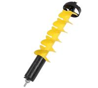 Itonash Ice Auger, 6 Inch Diameter 28 Inch Length Electric Ice Fishing Auger Drill Bit with Floating Device, for Deep Water Bodies and Thick Ice Layers