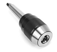 Itonash Keyless Drill Chuck, MT3 APU13 Flat Tail CNC Milling Machine Chuck with Alloy Hardened Steel, High Grip Impact, for 1 16in to 1 2in Clamping Range