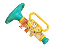 Itonash Kids Playable Cartoon Baby Trumpet Toy, Multi Functional Music Instrument with Premium Material, Fine Craftsmanship for Early Education (B)