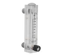 Itonash Liquid Flowmeter Water Meter Flowmeter 16-160LPH Adjustable Transparent Panel Type Acrylic Scale Reading 1/2in Male 1/4in Female Thread with 4% Accuracy for Liquid Fl