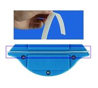 Itonash Magnetic Window Cleaner, Single Sided Shape Glass Wiper with Super Absorbent Pad and Silicone Cleaner, for Sliding Doors Windows Shower Screens Mirrors