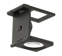 Itonash Magnifying Glass, 10X Foldable Loupe Magnifier with Scale Lighting, for Fabric Weft Yarn Counting Printing Quality Control