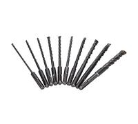 Itonash Masonry Drill Bit Set, Carbide Tip Hammer Tool with Double Pits and Grooves for Concrete Brick Stone Cement, 10 Sizes 4mm to 14mm