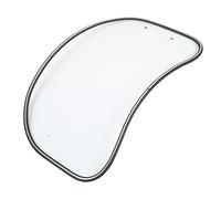 Itonash Motorcycle Oval Windshield, Clear Front Windscreen Spoiler Air Deflector Universal Fit, with High Transparency ABS Material, for Riding Comfort and Wind Protection (Transparent)