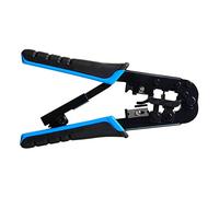Itonash Net Cable Crimping Tool, 3 in 1 Multifunctional Ratchet RJ12 RJ45 Crimper with High Carbon Steel and Anti Slip Handle, for Network Cable Repair and Install