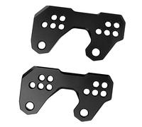 Itonash Passenger Footrest Back Shift Bracket, CNC Aluminum Alloy Replacement for YZF R3 MT25 MT03, with Antirust Wearproof Design for Motorcycle Comfort (Black)