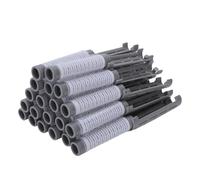 Itonash Plush Hair Lock Perm Rods Curler with Lady and Girls, 20Pcs Hair Roller Curler Hairdressing Tool Kit for Daughters, Girlfriends, Wives, and Mothers (Gray)