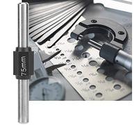 Itonash Stainless Steel Outside Micrometer, Professional Measuring Tool with Calibration Block Rod Bar for Calibrating Micrometers 25mm 50mm 75mm 100mm (75mm)