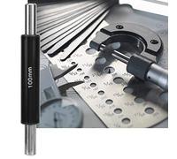 Itonash Stainless Steel Outside Micrometer, Professional Measuring Tool with Calibration Block Rod Bar for Calibrating Micrometers 25mm 50mm 75mm 100mm (100mm)