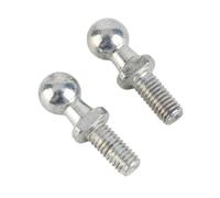 Itonash Stronger Iron Ball Stud Precise Design Anti- High Reliability Wear Quick Fix 2 Pcs Car Gas Struts End Bonnet with AdoptedMaterial Directly Replace