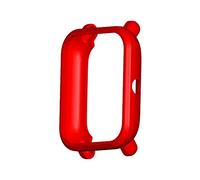 Itonash TPU Smart Watch Protective Case, against scratches, drop and bump, Compatible for Bip/Amazfit Bip S/Bip 1S/Amazfit Bip Lite/bip Lite 1s/Amazfit A1608 (red)