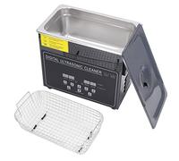 Itonash Ultrasonic Cleaner Sonic Cleaner Ultrasonic Cleaning Machine 3L 40kHz Digital Timer Heater Stainless Steel Half Wave Sweep Frequency for Laboratory Fuel Spray Nozzle PCB (UK Plug)