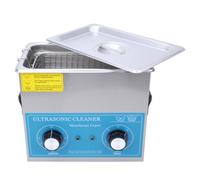 Itonash Ultrasonic Cleaner Sonic Cleaner Ultrasonic Cleaning Machine 4.5L 40KHz 180W Stainless Steel Industrial Heated Timer 0 to 80C with Basket Lid for Jewelry Glasses Parts (UK Plug 200-240V)