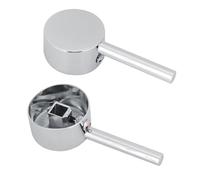 Itonash Valve Bathroom Basin Water Tap Handle, Zinc Alloy Valve Lever Tap Replacement Head, Faucet with 45mm Cartridge - Universal Replacement Metal Lever Handle, Polished Chrome.
