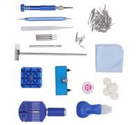 Itonash Watch Repair Tool Kit, Professional Stainless Steel and Plastic Watchmaker Tools with Storage Bag, for Watch Back Opening Strap Adjustment Battery Replacement