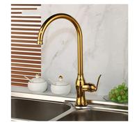 ItoNc gold Polished Bathroom & Kitchen Basin Mixer Tap Rotated Single Handle Basin Sink Faucet Swivel Basin Tap,Kitchen faucets