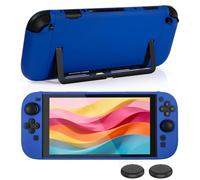 ITONGGUYUKI Dockable Protective Case for Switch 2 (2025), Slim Hard PC Shell with Detachable Joy-Con Cover, Anti-Scratch, Anti-Fingerprint, with 2 Thumb Grips (blue)