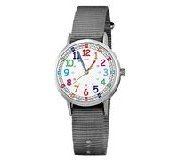 ITOOZYNN Kids Watch for Girls and Boys,for Children's Toddler Learning Time and Easy to Read Time, Analog Watch for Boys and Girls Ages3~11, Grey, Japanese