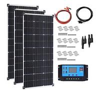 ITOSUI 800w Monocrystalline Solar Panel Kit, High Efficiency Pv Modules for Outdoor Residential, Camping, Yachts, Caravans, Motorhomes and Other Off-Grid Applications. (18v),3x300W