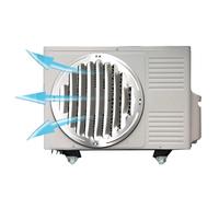 ITOSUI Air Conditioner Outside The Side of The Guide Plate,Change The Wind Direction to Prevent Direct Blowing,Thickened Stainless Steel Louvered Guide Plate(Calibre48cm/18.9in)