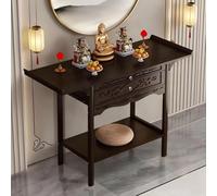 ITOSUI Buddha Altar Table, Altar Table for Home, Pooja Cabinet with Drawer, Personal Shrine Stand, Chinese Buddha Niche Cabinet for Living Room, Study Room (31.5x15.75x39.4in)